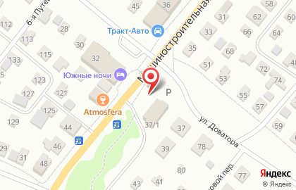 Продовольственный магазин на Машиностроительной улице на карте