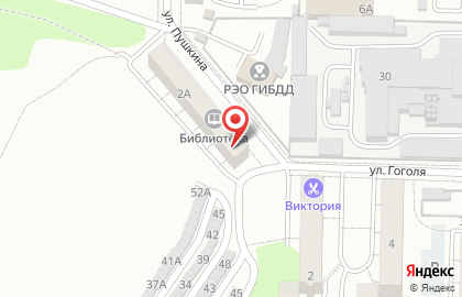 Центральная библиотека на улице Гоголя на карте