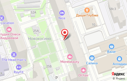 Центр художественного и эстетического развития Параллели на Носовихинском шоссе на карте