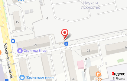 Продуктовый магазин в Екатеринбурге на карте