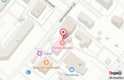 Поликлиника в Ханты-Мансийске на карте
