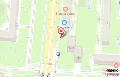 Вкусно Дешево Удобно на улице Ломоносова на карте