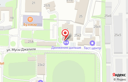Оптовая фирма А2тел на улице Мусы Джалиля на карте