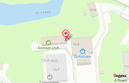 Конно-спортивный клуб Мустанг в Ханты-Мансийске на карте