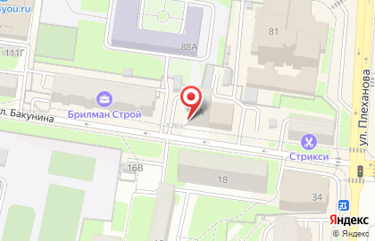 Народные потолки в Железнодорожном районе на карте