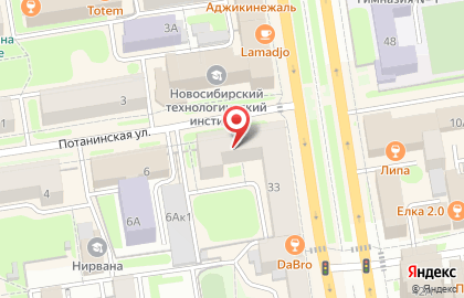 Ветеринарный центр Балу на Потанинской улице на карте