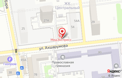 Единый центр медкомиссий и профосмотров для взрослых и детей МедЭкспресс в Астрахани на карте