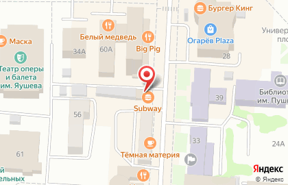Ресторан Subway на Большевистской улице на карте