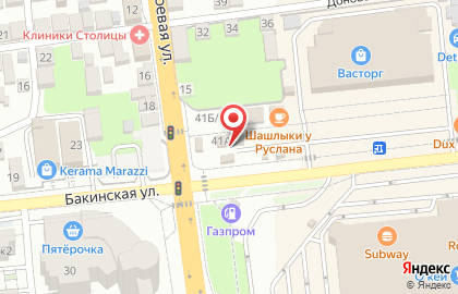 Салон Цветочный рай на Бакинской улице на карте