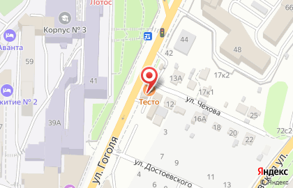 Автокафе Тесто в Ленинском районе на карте