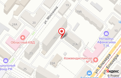 Производственная фирма АНВИ ПАРК на улице Яблочкина на карте