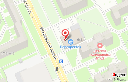 Перекресток в Невском районе на карте