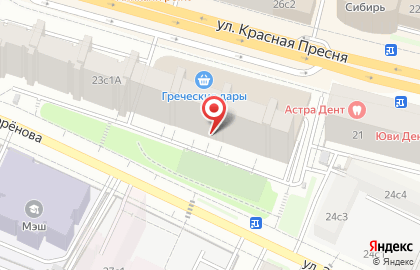 Cкупка золота Аурум Красная Пресня на карте