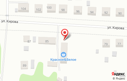 Магазин Красное & Белое в Тюмени на карте
