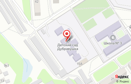 Детский сад Дубравушка, детский сад на Юбилейной улице на карте