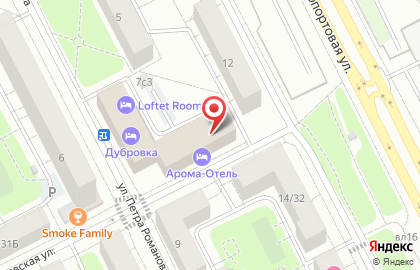 Shiny на улице Петра Романова на карте