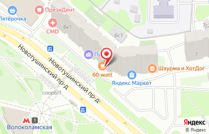 Торгово-производственная компания Теплолюкс в Новотушинском проезде на карте