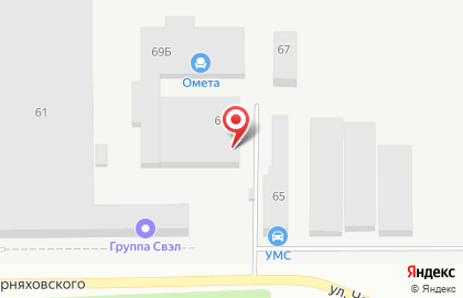 Торговая компания Отдел медицинской техники на улице Черняховского на карте