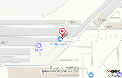 Южный-2 в Орджоникидзевском районе на карте