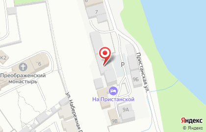 Транспортная компания Север-Транс на Пристанской улице на карте