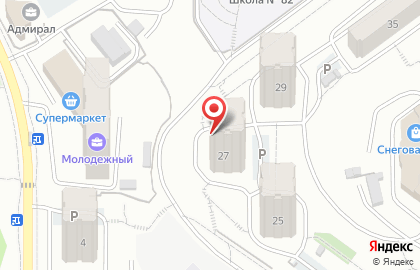 Зоомагазин Любимчик в Первореченском районе на карте