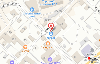 Веломаркет Колесо на карте