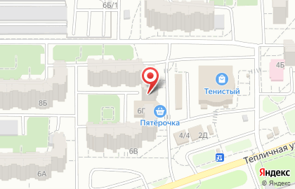 Парикмахерская Стиль на Тепличной улице на карте