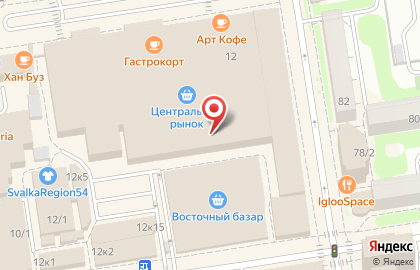 Салон красоты Милана в Заельцовском районе на карте