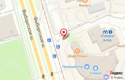 Магазин перчаток и косметики на Выборгском шоссе, 1Б на карте