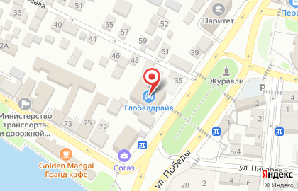 Школа чирлидинга Истоки на улице Победы на карте