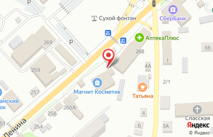 Оператор связи МегаФон на улице Ленина на карте