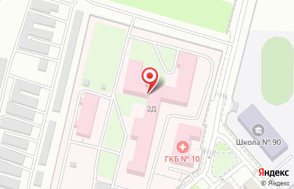 Саратовская городская клиническая больница №10 на Заречной улице на карте