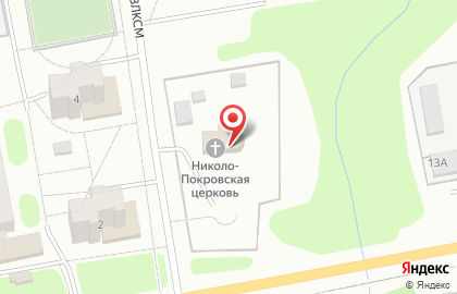 Николопокровская церковь на карте