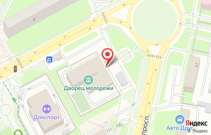Дворец молодежи на карте