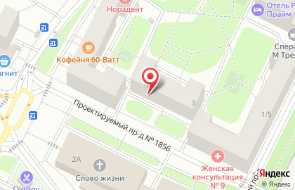 Медицинская лаборатория Гемотест в 1-м Рижском переулке на карте
