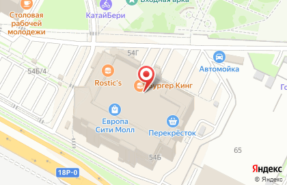 Пиццерия Pizzagrad в Центральном районе на карте