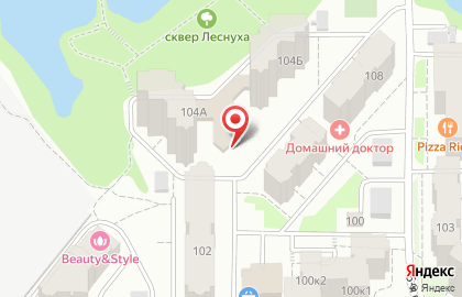 Агентство недвижимости ЖилФонд в Октябрьском районе на карте