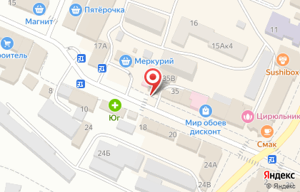 Магазин фастфудной продукции на Базарной улице на карте