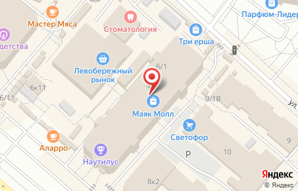 Автомат по продаже игрушек Mangustin на проспекте Комарова на карте