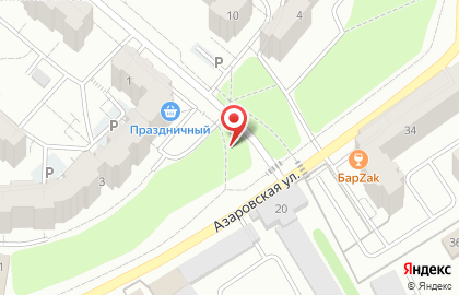 Киоск по продаже овощей и фруктов в Калуге на карте