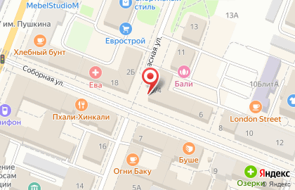 Компания IVIS goup на Соборной улице на карте