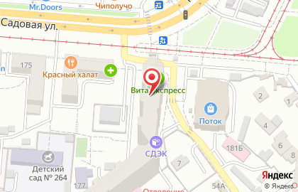Ветеринарная аптека Вита на Ново-Садовой улице на карте