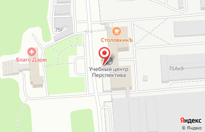 Учебный центр Перспектива в Октябрьском районе на карте