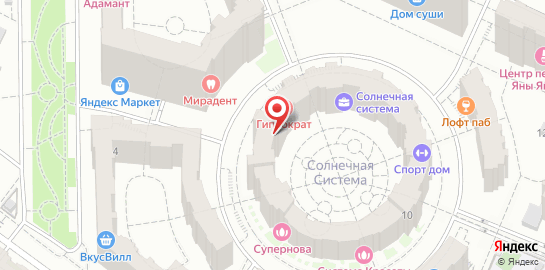 Медицинский центр Гиппократ на улице Германа Титова на карте