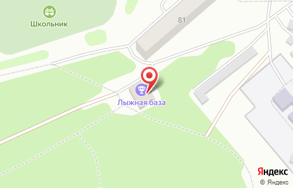 Лыжная база Гавань на карте