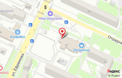 Банкомат БИНБАНК на Отрадной улице на карте