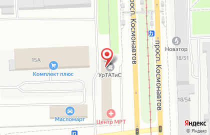 Банкомат Уральский банк Сбербанка России на проспекте Космонавтов, 15 на карте