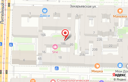 Автор-Тамада на Захарьевской улице на карте