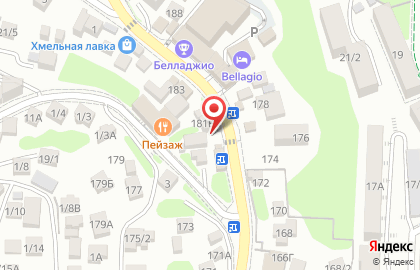 Хмельная лавка на Виноградной улице на карте