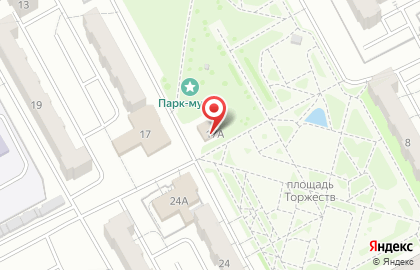 Магазин бытовой химии Мира на карте